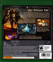 Xbox ONE Diablo 3 Ultimate Evil Edition Back CoverThumbnail